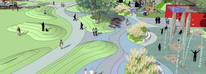 SERA Campus Playground and Sprayground – UNDERWAY SERA Campus Playground and Sprayground – UNDERWAY