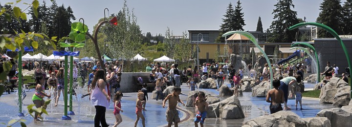 Grand Opening for SERA Sprayground and Playground Grand Opening for SERA Sprayground and Playground