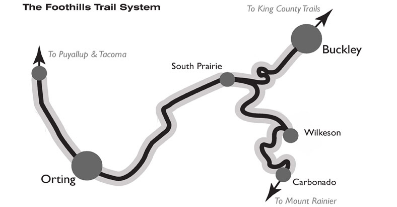 Foothills Trail Map